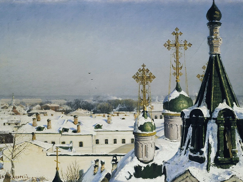 1857-Serhiy Svetoslavsky - Vista da una finestra della Scuola di pittura, scultura e architettura di Mosca, 1878